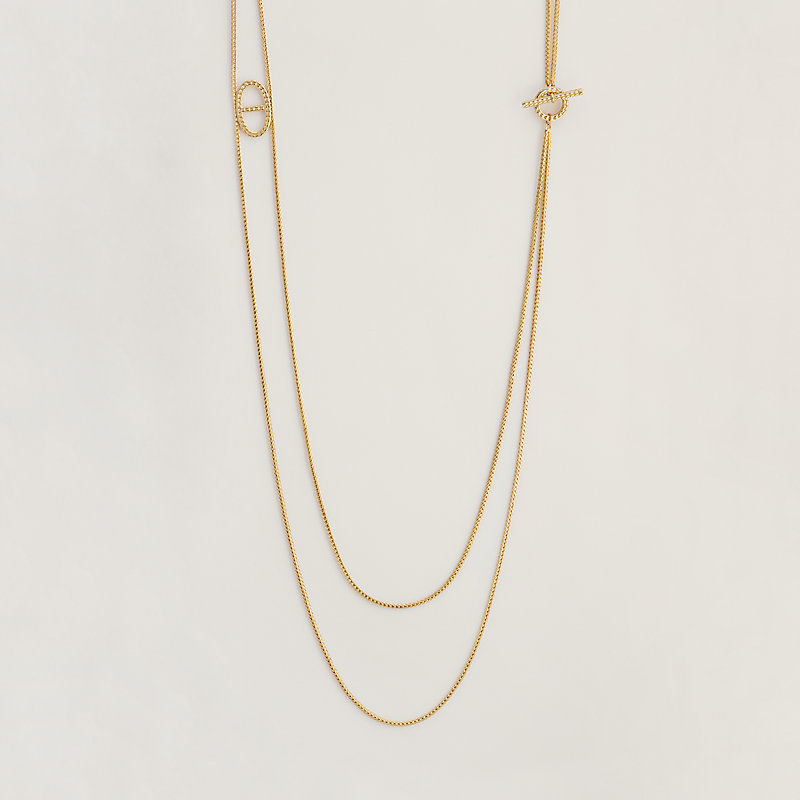 Chaine d'ancre Danae long necklace | Hermès USA